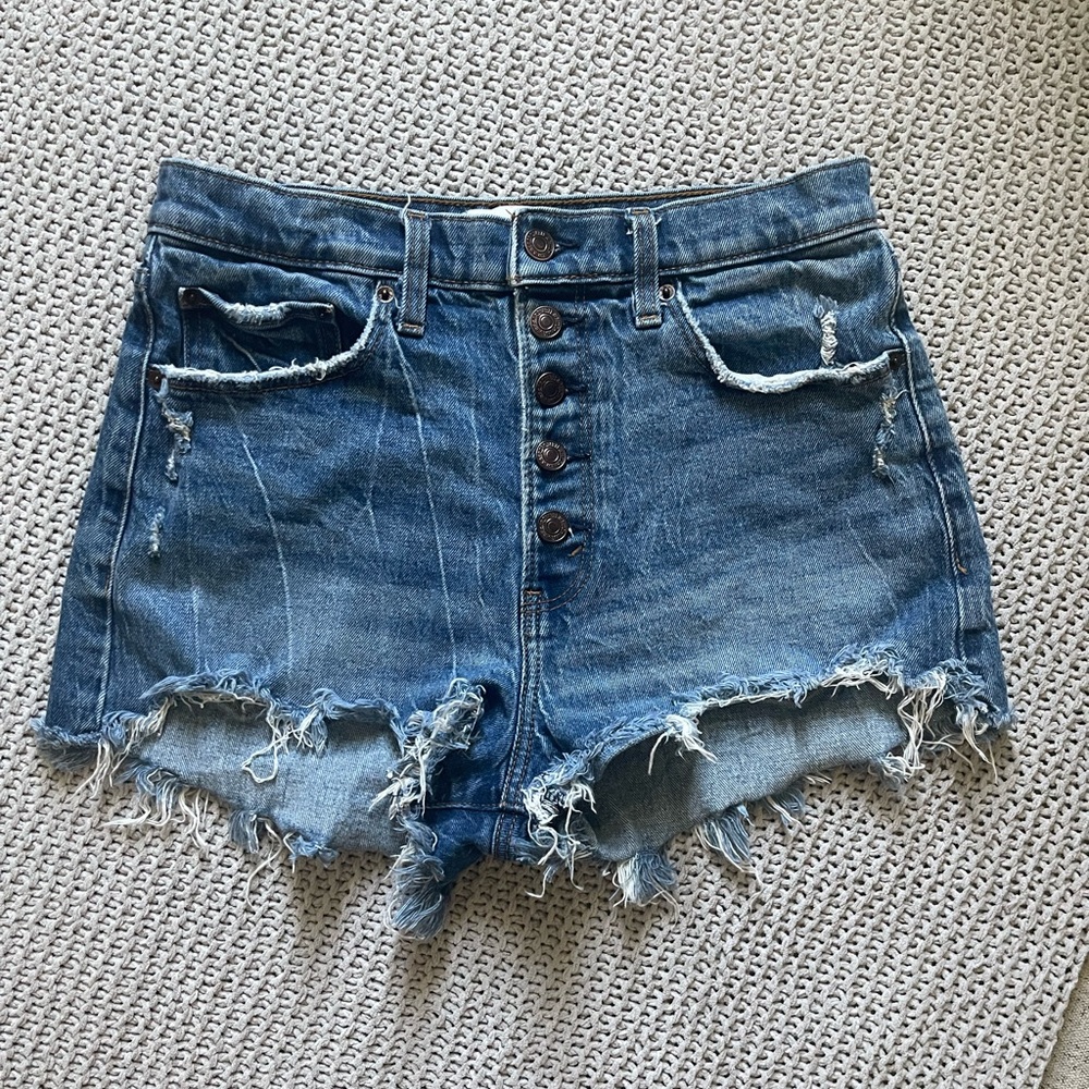 Abercrombie & Fitch High Rise Mom Shorts